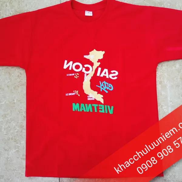 Áo thun lưu niệm Sài Gòn - Việt Nam
