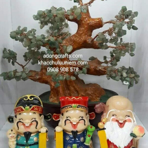 Bộ tượng Phúc Lộc Thọ