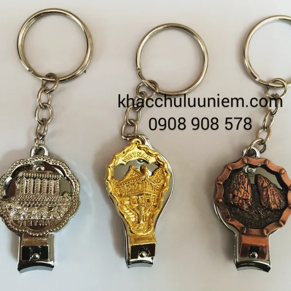 Móc khóa bấm móng hình địa danh Việt Nam