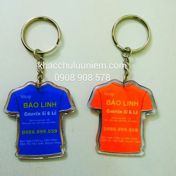 Móc khóa dẻo hình chiếc áo
