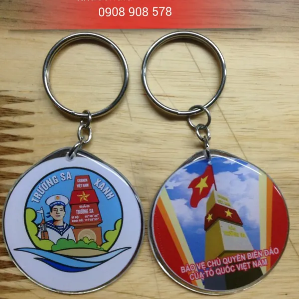Móc khóa dẻo làm theo yêu cầu