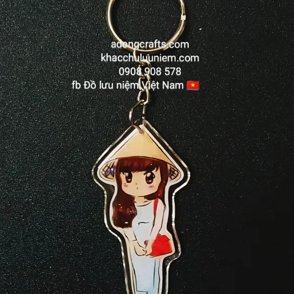 Móc khóa EM GÁI VIET NAM