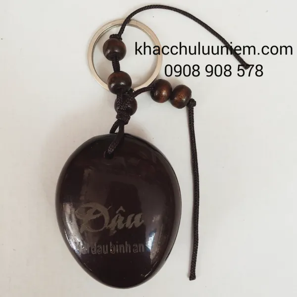 Móc khóa hạt đậu