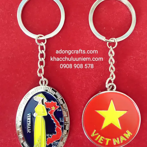 Móc khóa mang nét đặc trưng Việt Nam