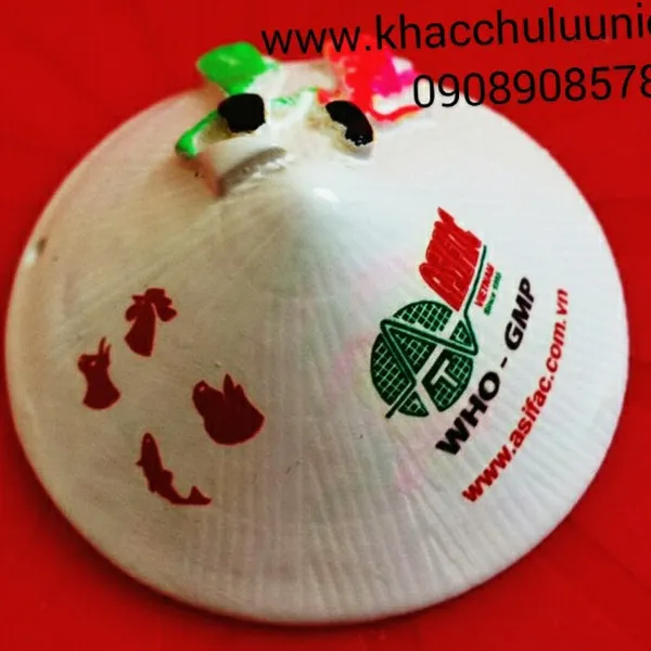 Magnet MÓC KHÓA NÓN LÁ IN LOGO RIÊNG THEO YÊU CẦU