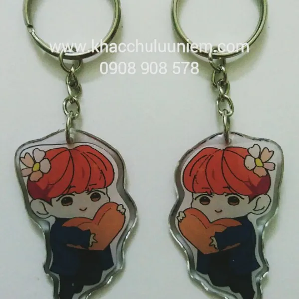 Móc khóa quà tặng làm theo yêu cầu