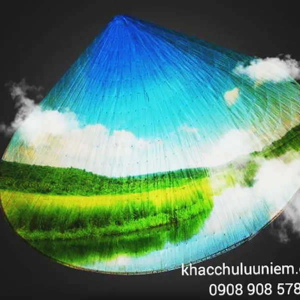 NÓN LÁ IN HÌNH 3D NGHỆ THUẬT