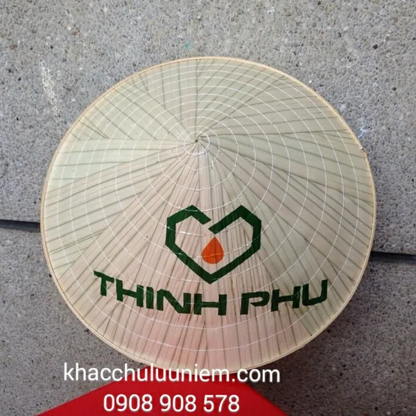 Nón lá in hình logo công ty