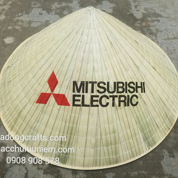 Nón lá in logo theo yêu cầu của đơn vị  Misubisi