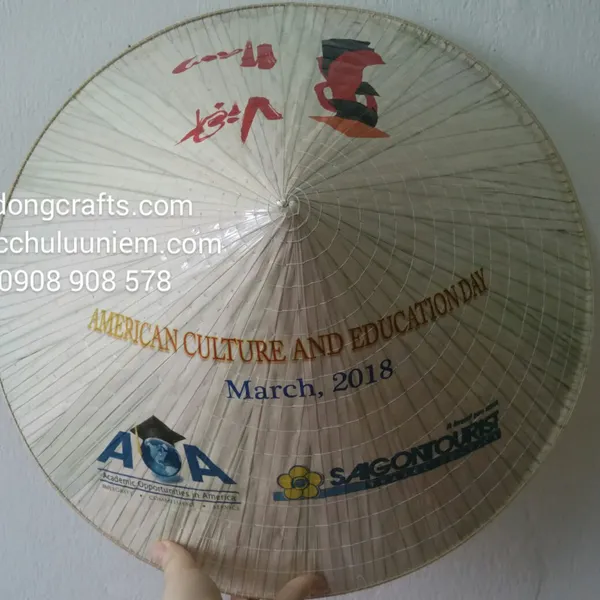 Nón lá in thông tin trung tâm Đào tạo liên kết