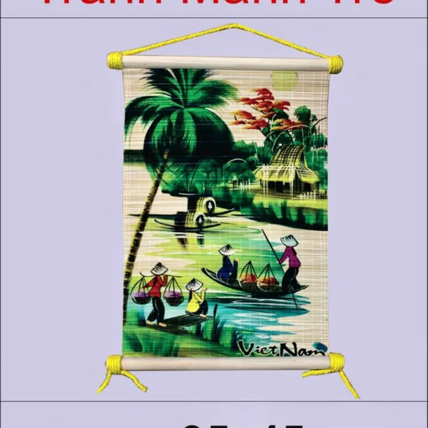 Tranh mành tre Việt Nam