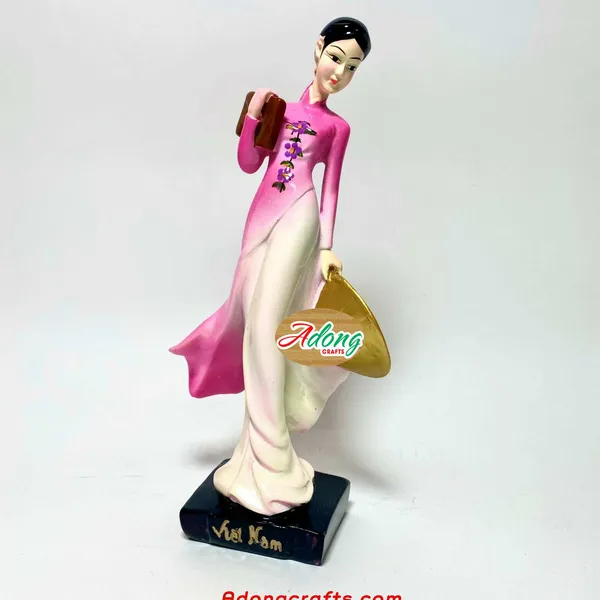 Tượng Cô gái Việt -Miss Việt Statue - Miss nữ sinh  quà tặng lưu niệm Việt Nam/ cao 25 cm