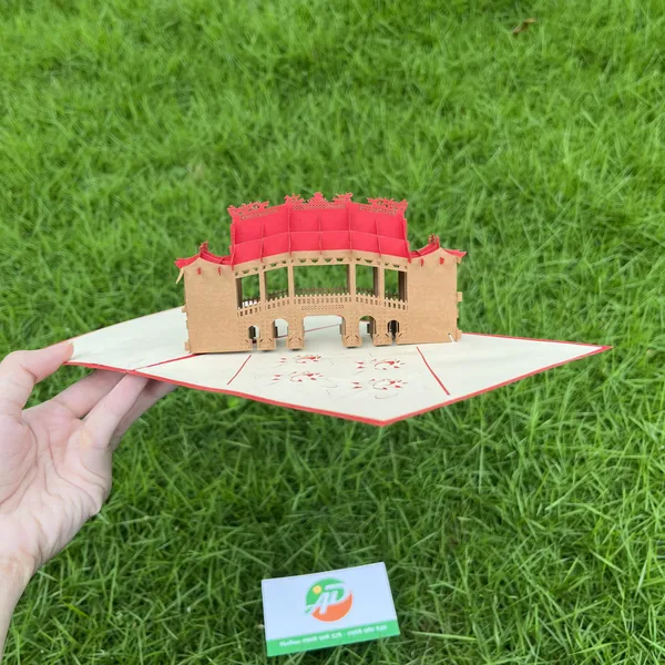 Thiệp 3D Dựng Giấy Nổi Địa Danh Bắc - Nam