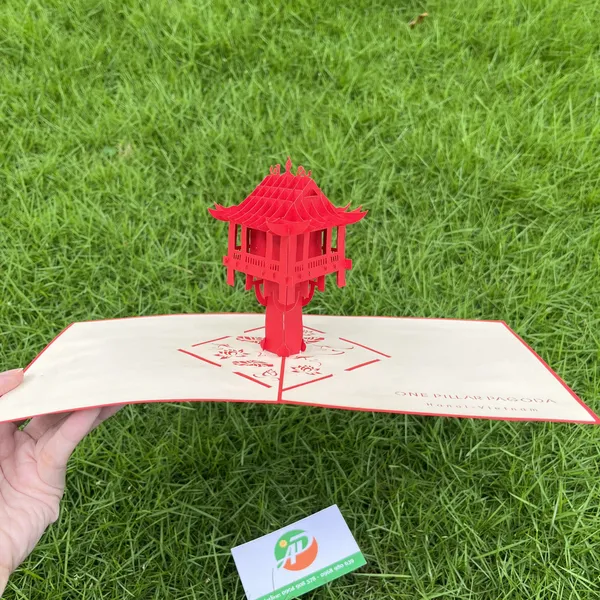 Thiệp 3D Dựng Giấy Nổi Địa Danh Bắc - Nam