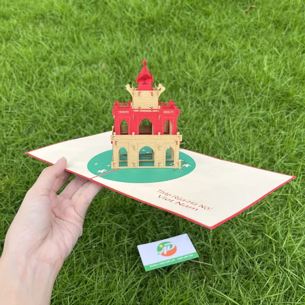 Thiệp 3D Dựng Giấy Nổi Địa Danh Bắc - Nam
