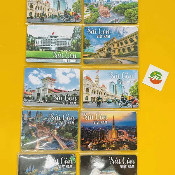 Magnet Hít Giấy Cảnh Hà Nội - Sài Gòn