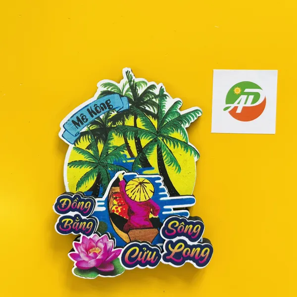 Magnet Gỗ Sông Mê Kông – Đồng Bằng Sông Cửu Long
