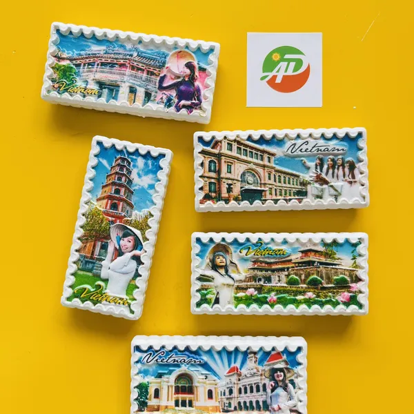 Magnet Poly Chữ Nhật Cảnh Việt Nam