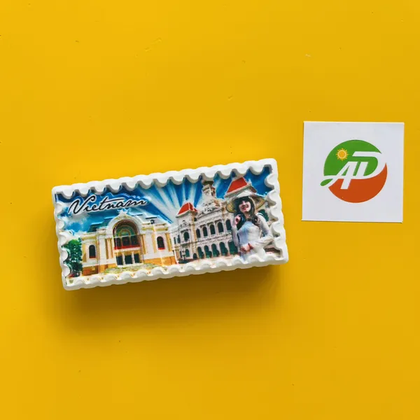 Magnet Poly Chữ Nhật Cảnh Việt Nam