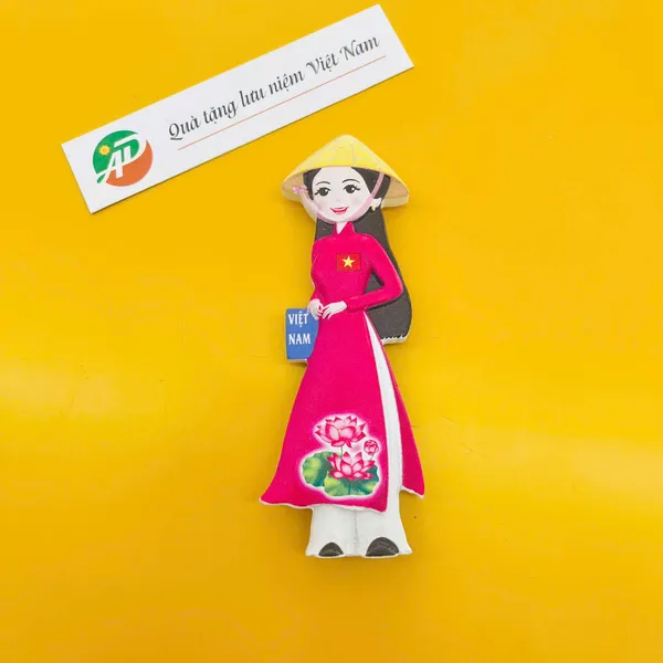 Magnet Poly Cô Gái Áo Dài Việt Nam