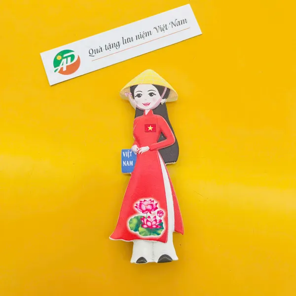 Magnet Poly Cô Gái Áo Dài Việt Nam