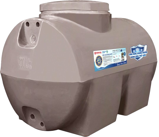 Bồn nhựa kháng khuẩn Sơn Hà 2000L ngang