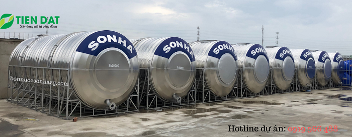 Bồn nước inox Sơn Hà 10.000L Bồn nước inox Sơn Hà 10.000L