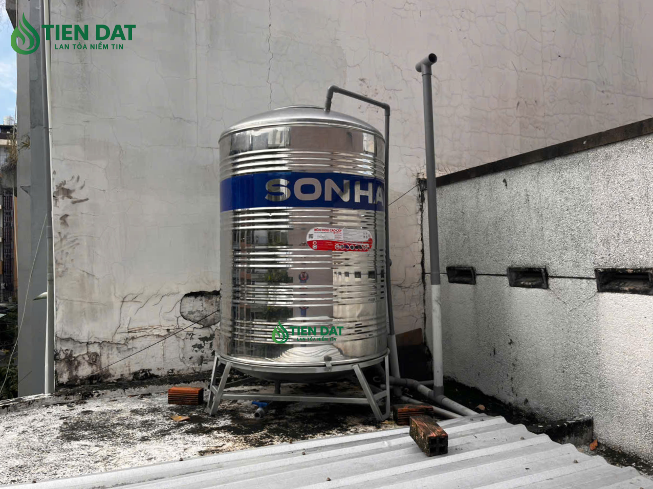 bồn inox sơn hà đứng bồn inox sơn hà đứng