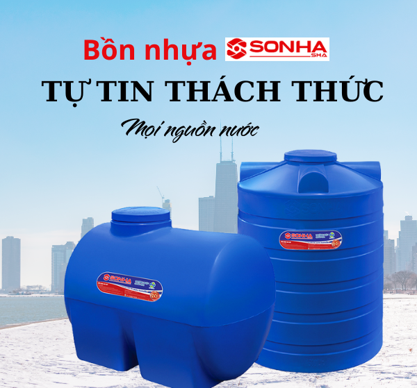 bồn nước nhựa sơn hà 500l bồn nước nhựa sơn hà 500l