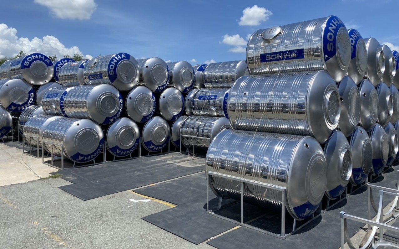 Bồn nước Sơn Hà 1000L ngang Bồn nước Sơn Hà 1000L ngang