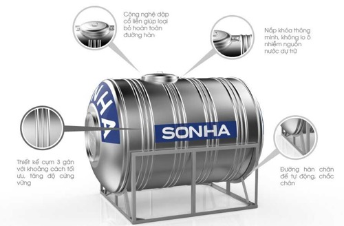 bể inox Sơn Hà bể inox Sơn Hà