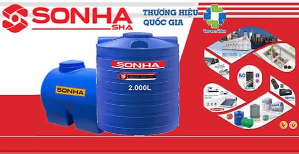 bồn nước 2000 lít sơn hà bồn nước 2000 lít sơn hà