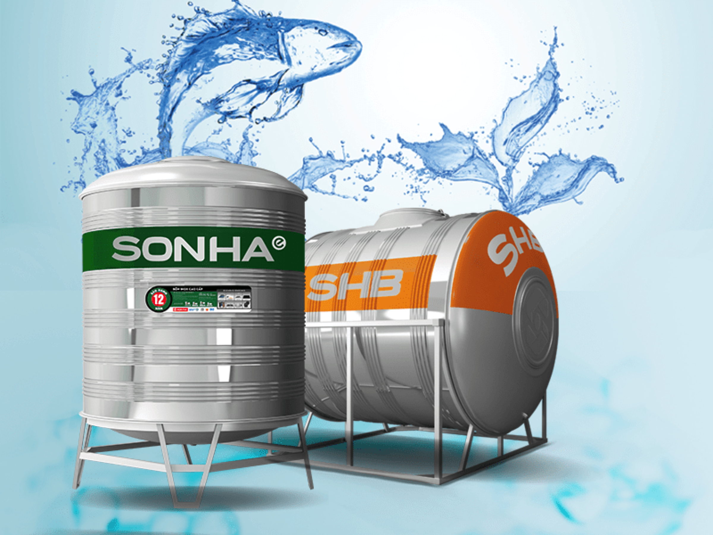 bồn nước 2000 lít sơn hà bồn nước 2000 lít sơn hà