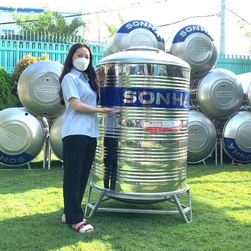 Bồn nước Sơn Hà 4000L đứng Bồn nước Sơn Hà 4000L đứng