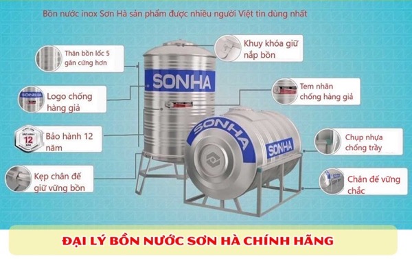 bồn nước sơn hà nhựa bồn nước sơn hà nhựa