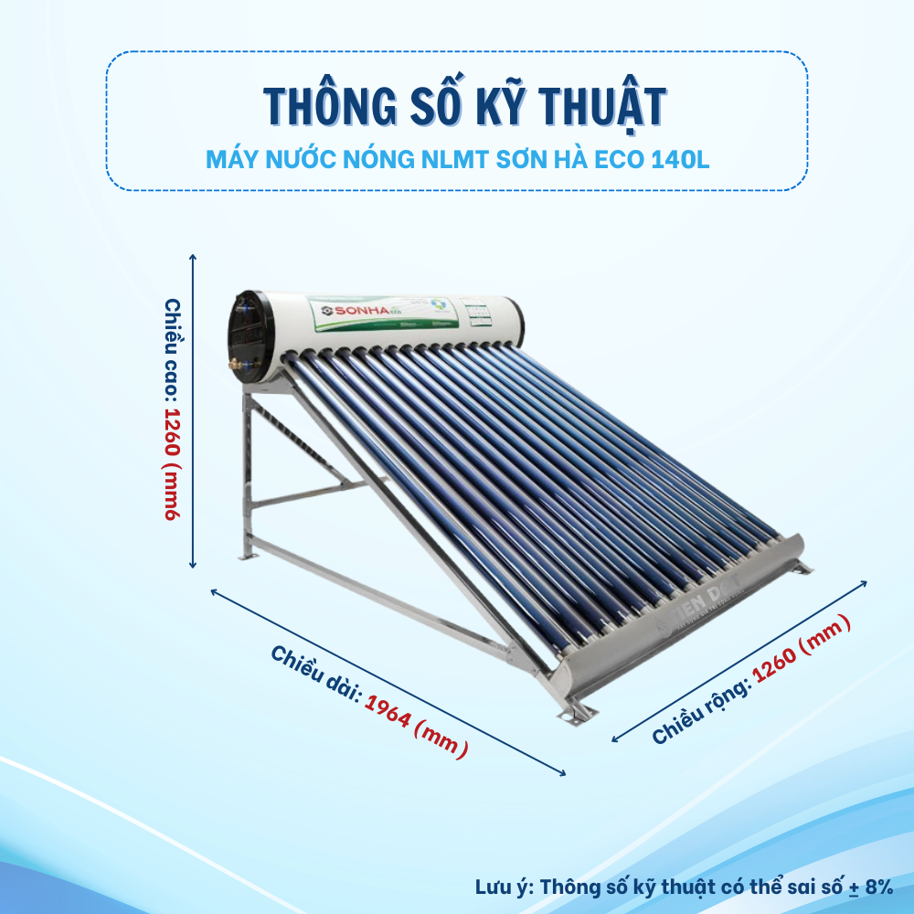 Video review máy nước nóng NLMT Sơn Hà Eco 140L Video review máy nước nóng NLMT Sơn Hà Eco 140L