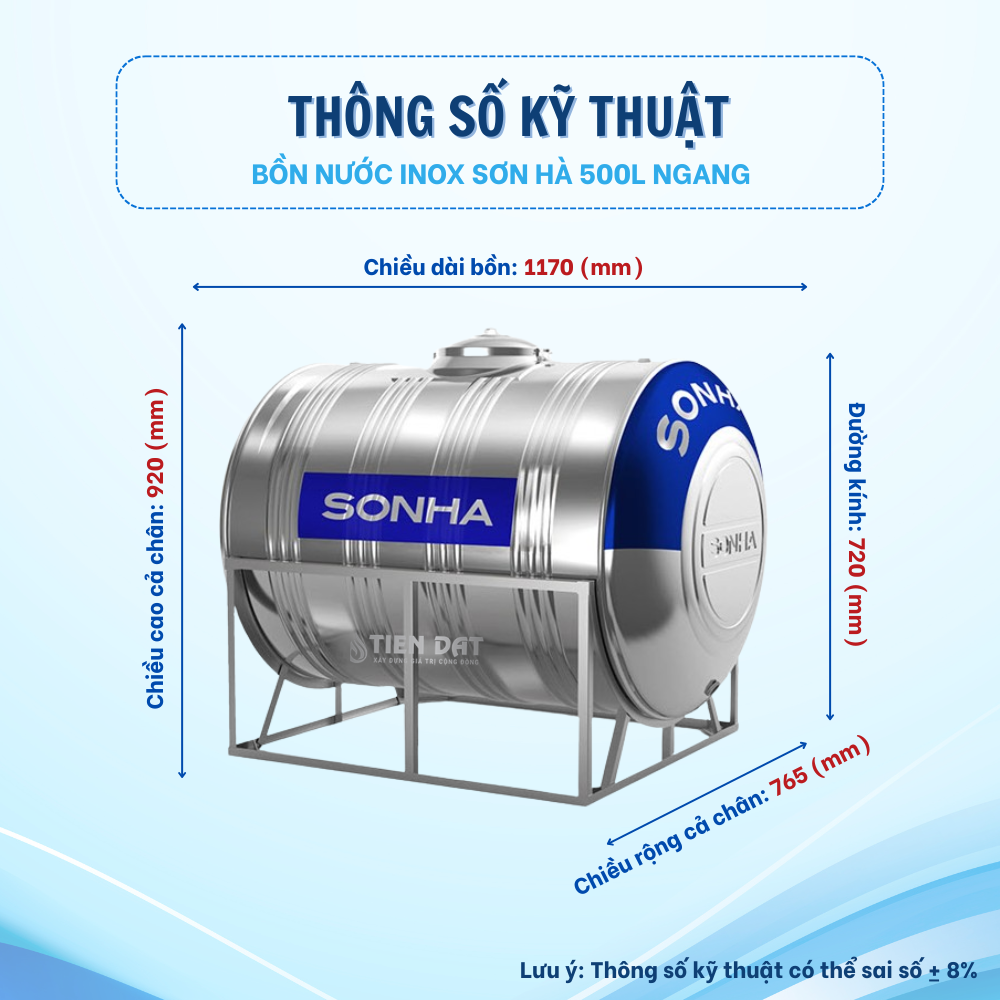 Video review bồn inox Sơn Hà 500L Video review bồn inox Sơn Hà 500L