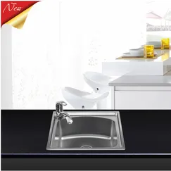 Chậu rửa Inox 201 Sơn hà S50