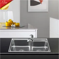 Chậu rửa Inox 201 Sơn hà S80