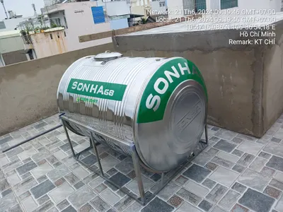 Địa chỉ mua bồn nước inox Sơn Hà dạng đứng uy tín tại xã Bình Chánh