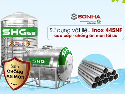 Bồn nước Sơn Hà 1500l đứng lựa chọn lý tưởng cho những gia đình nhỏ