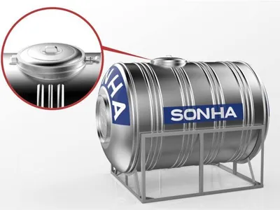 Bồn nước Sơn Hà 3000l ngang và thông số kỹ thuật