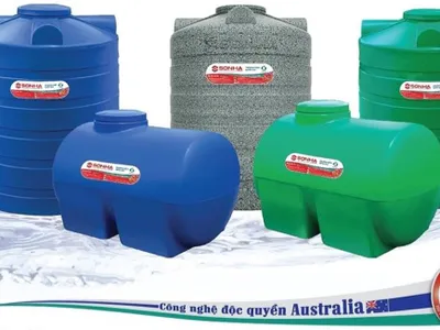 Các loại bồn nước Sơn Hà được sử dụng phổ biến hiện nay