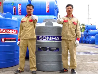 Giải pháp lưu trữ hiệu quả với bồn nhựa Sơn Hà 2000L