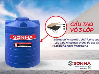 Hướng dẫn cách nhận diện bồn nhựa Sơn Hà 3000l chính hãng