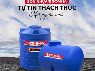 Lợi ích và ưu điểm của bồn nước nhựa Sơn Hà 500l đối với gia đình Việt