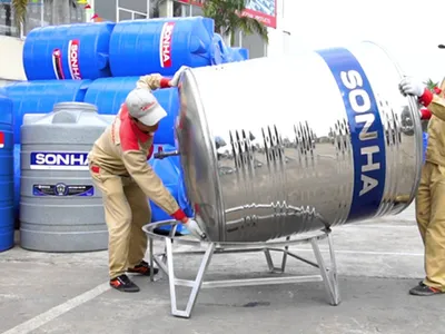 Mua bồn nước Sơn Hà 1000l ngang ở đâu giá tốt bảo hành chuyên nghiệp?