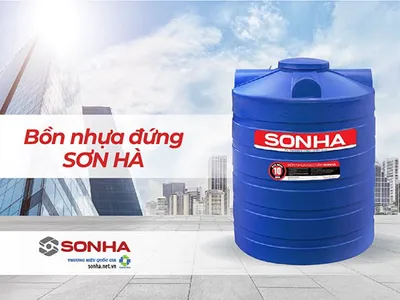 Quy trình lắp đặt bồn nhựa Sơn Hà 500l như thế nào?