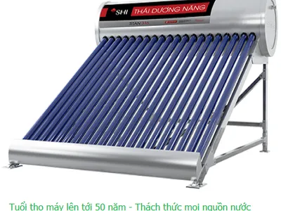 Tìm hiểu thông tin về máy nước nóng năng lượng mặt trời Sơn Hà Titan