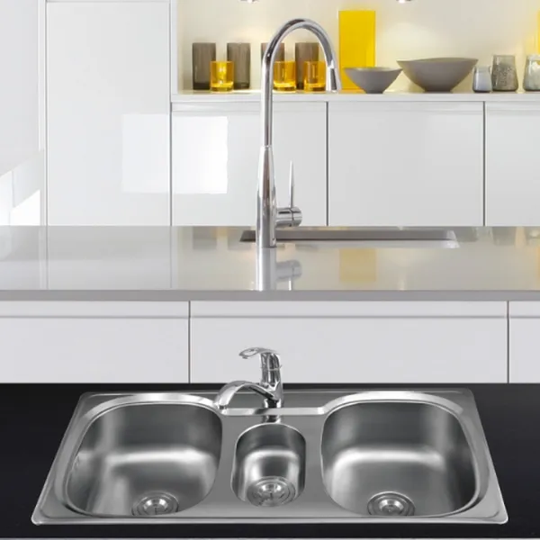 Chậu inox 201 Sơn Hà SH3H-1000